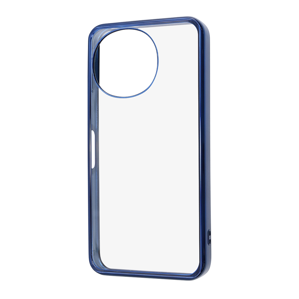 AQUOS sense9 /AQUOS sense10 / 衝撃吸収 バンパー メタリック ハイブリッドケース / ブルー