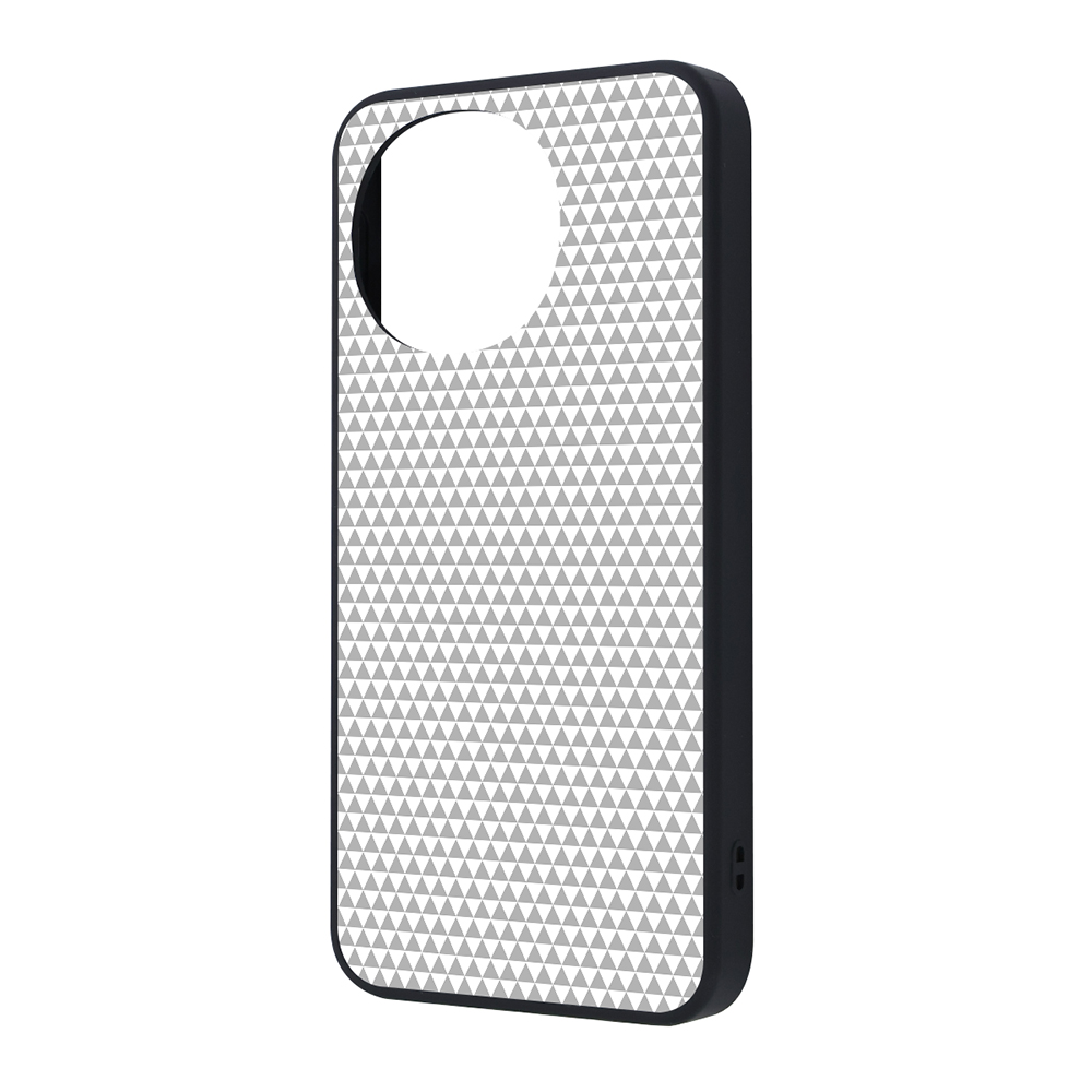 AQUOS sense10/sense9 / maru 衝撃吸収 バンパー ハイブリッドケース / ウロコホワイト