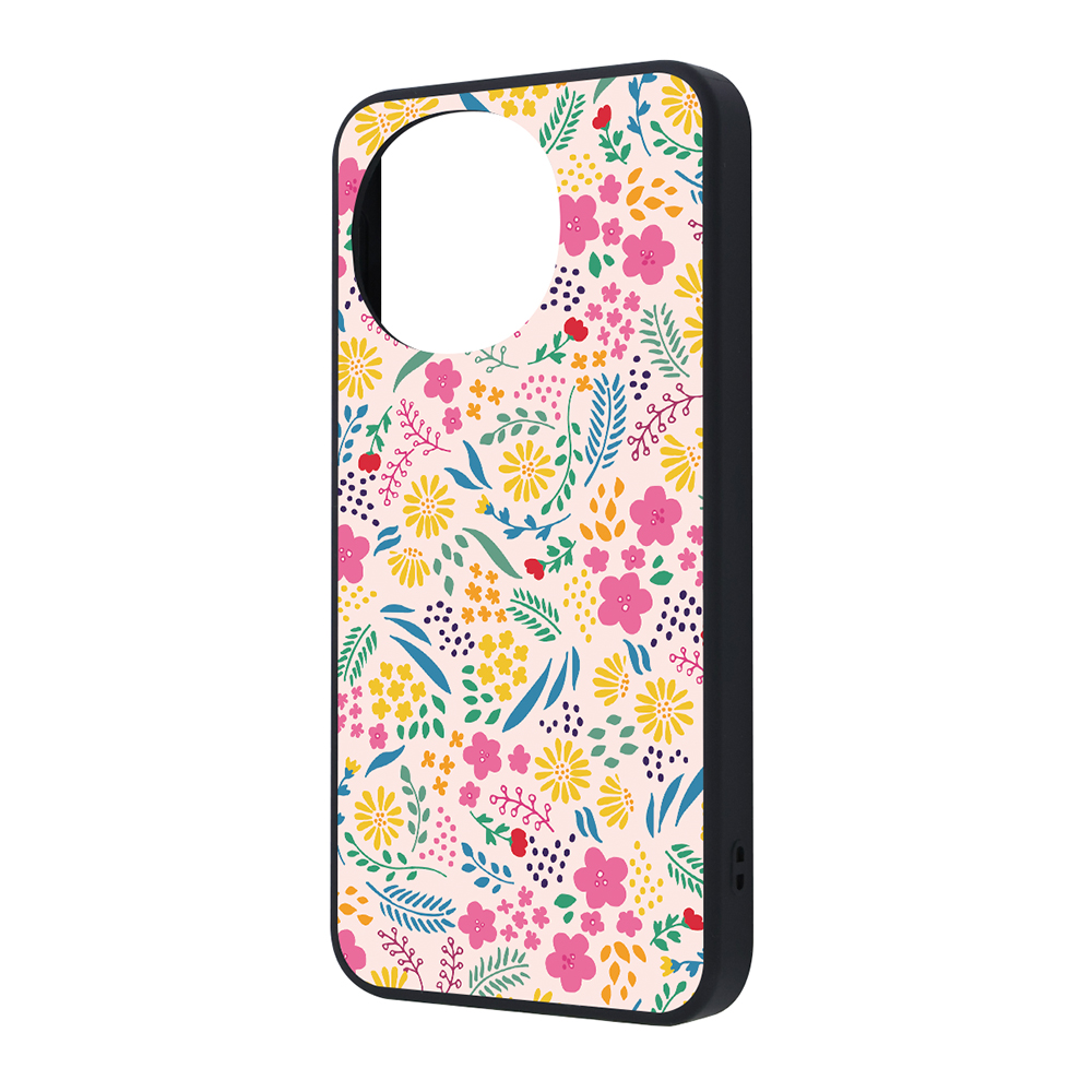 AQUOS sense9 / maru 衝撃吸収 バンパー ハイブリッドケース / フルーツピンク