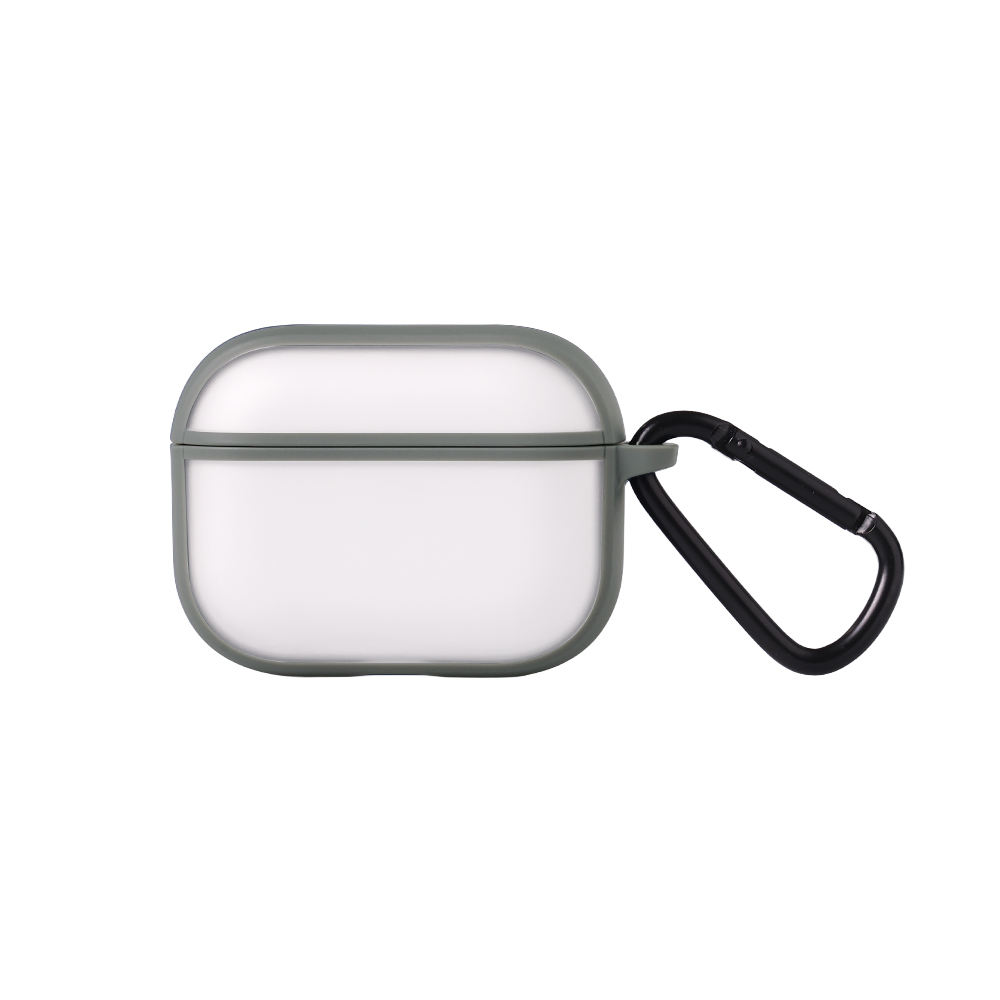AirPods Pro 3 / 耐衝撃 カラーケース シルキーマット / グレー