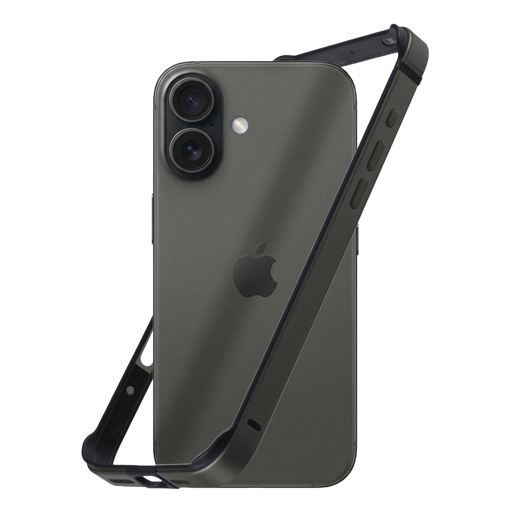 iPhone 17 / アルミバンパー 一体美 / ブラック