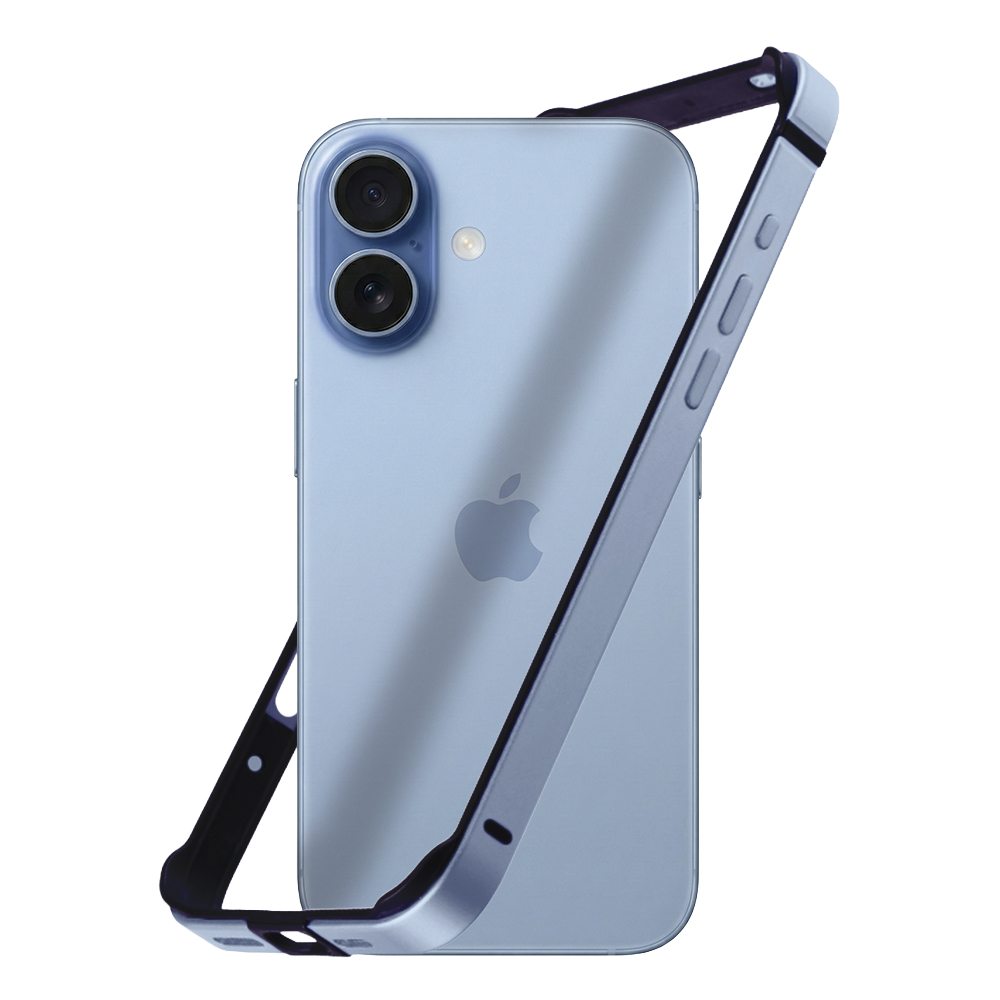 iPhone 17 / アルミバンパー 一体美 / ブルー