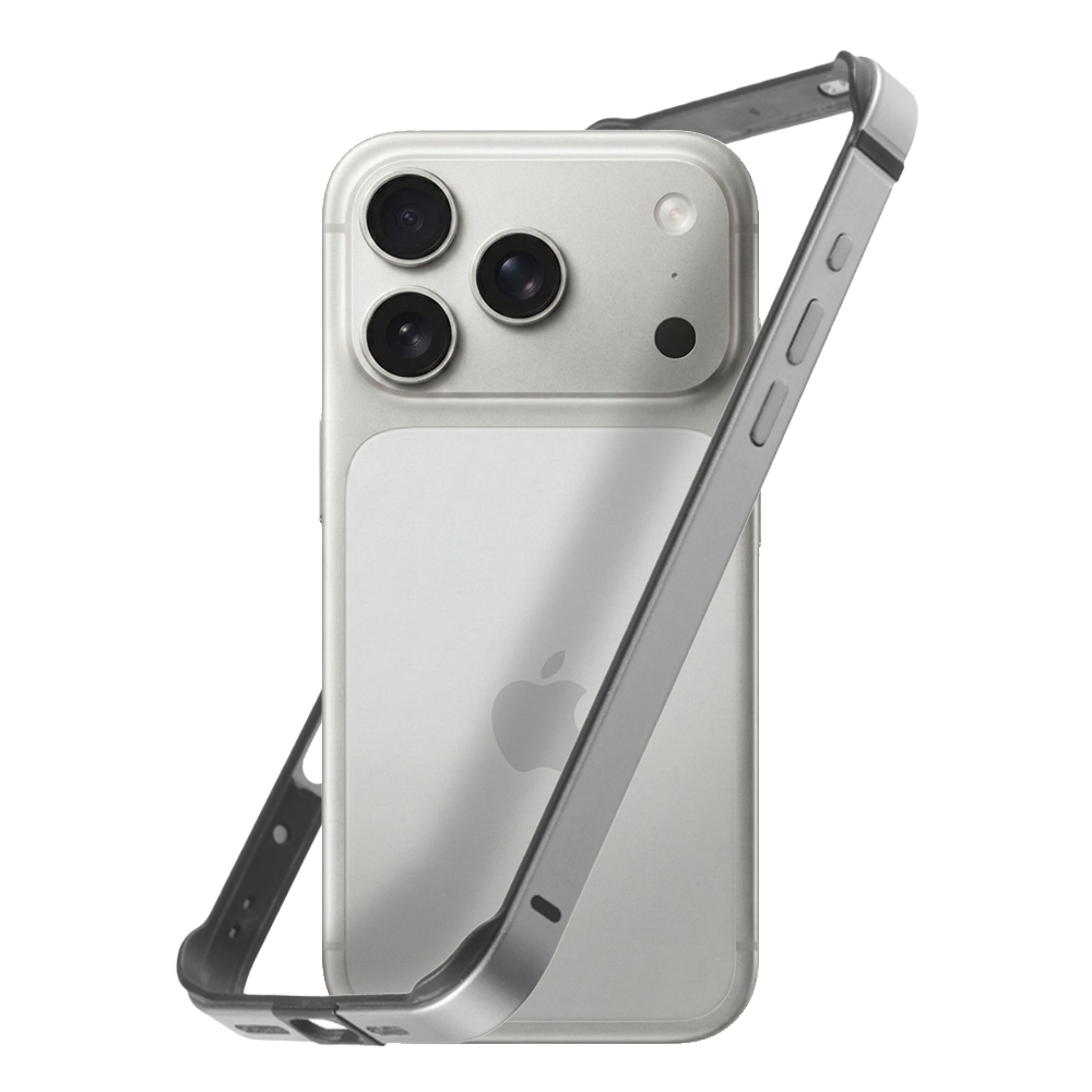 iPhone 17 Pro Max / アルミバンパー 一体美 / シルバー