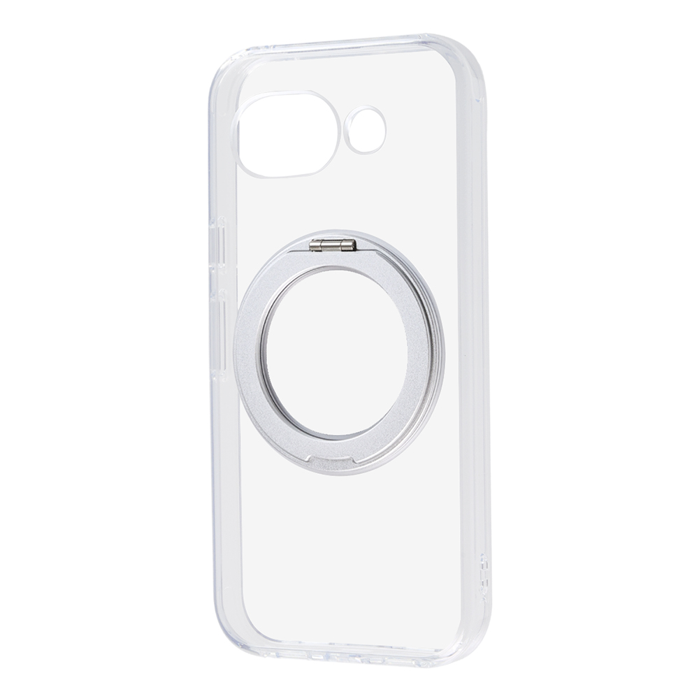 Google Pixel 10a / ハイブリッド タフケース 5H リング付き +MagSafe / クリア