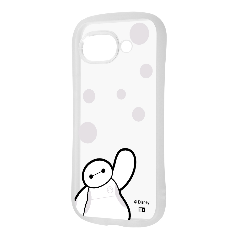 Google Pixel 10a / ディズニー / Puffull 衝撃吸収 バンパー ハイブリッドケース / ベイマックス