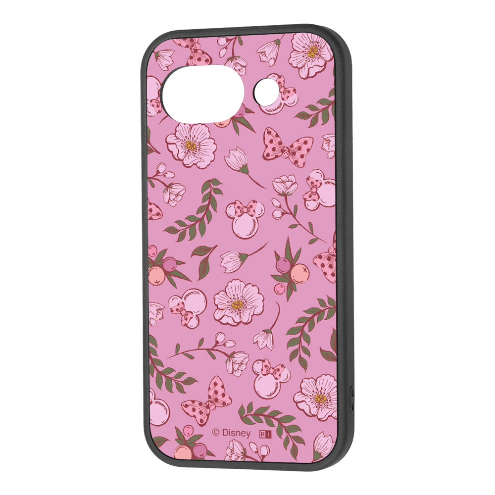 Google Pixel 10a / ディズニー / maru 衝撃吸収 バンパー ハイブリッドケース / ミニーマウス_サクラピンク