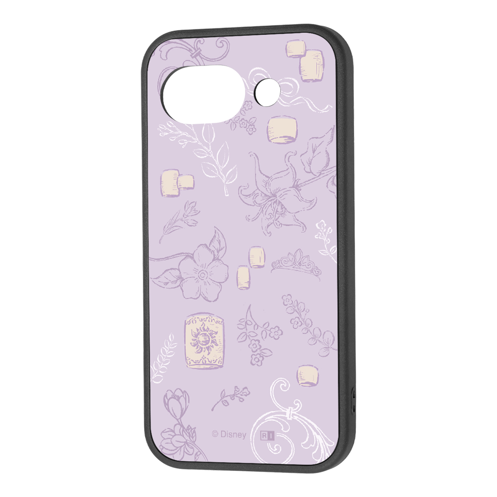 Google Pixel 10a / ディズニー / maru 衝撃吸収 バンパー ハイブリッドケース / ラプンツェル_アイコン