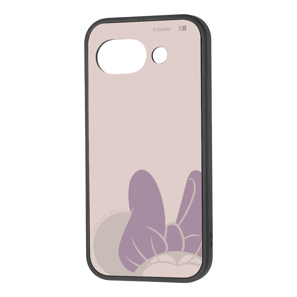 Google Pixel 10a / ディズニー / maru 衝撃吸収 バンパー ハイブリッドケース / ミニーマウス_ピンク2