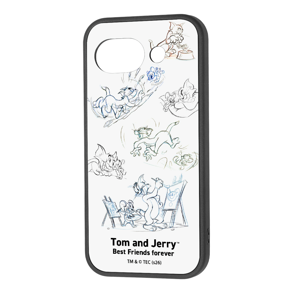 Google Pixel 10a / トムとジェリー / maru 衝撃吸収 バンパー ハイブリッドケース / トムとジェリー_ヴィンテージ