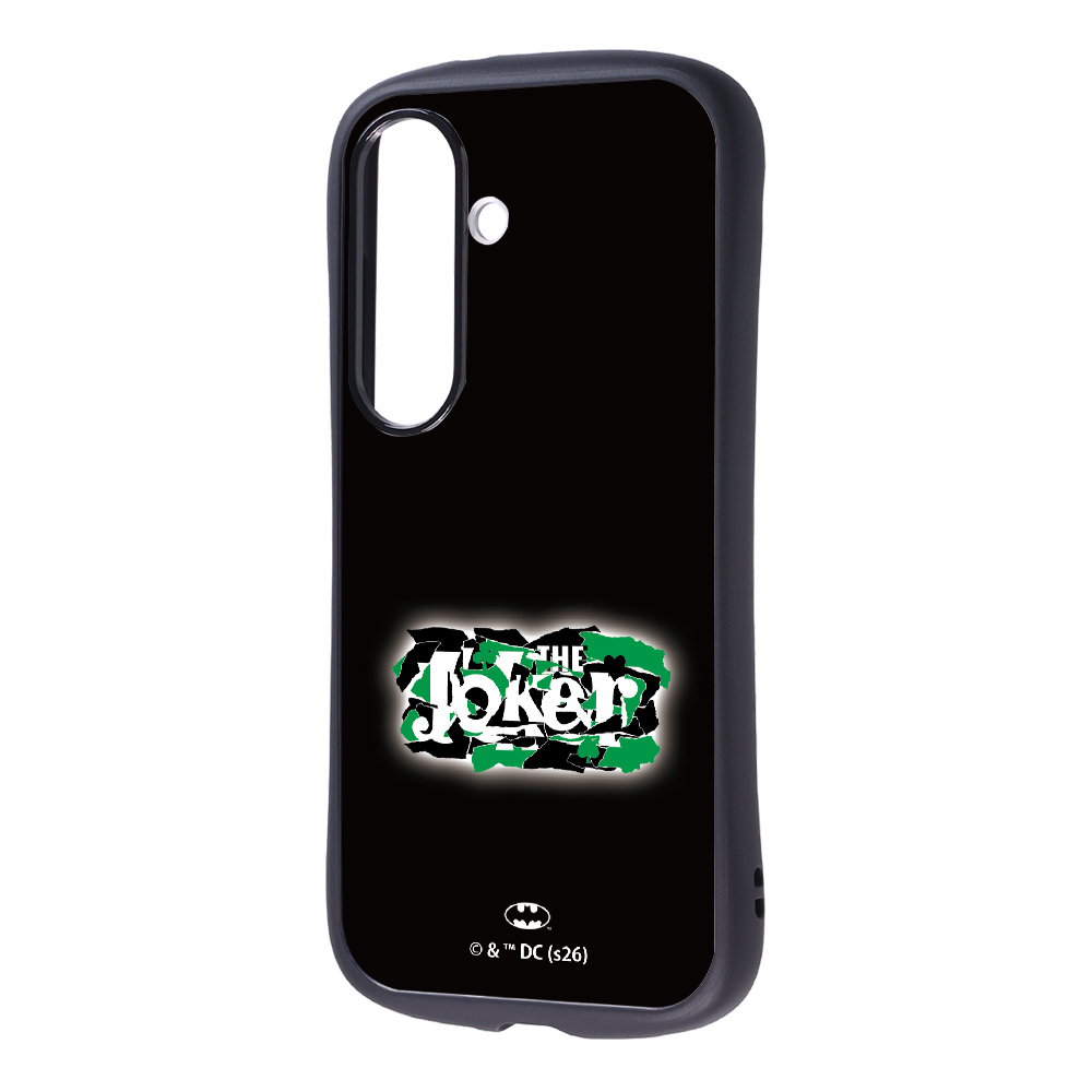 Galaxy S26 / バットマン / Puffull 衝撃吸収 バンパー ハイブリッドケース / ジョーカー_シルエット