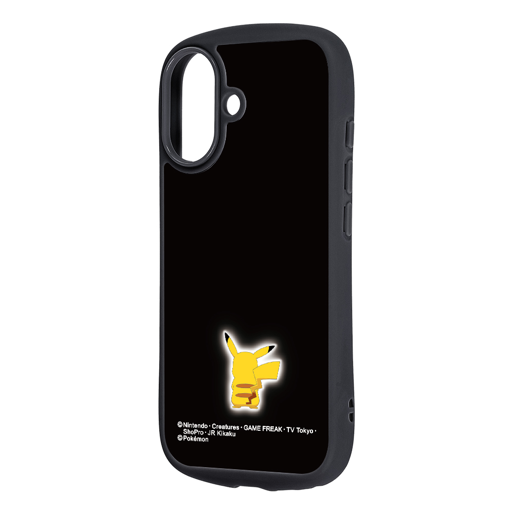 iPhone 17 / ポケットモンスター / Puffull ハイブリッドケース / ピカチュウ_シルエット3