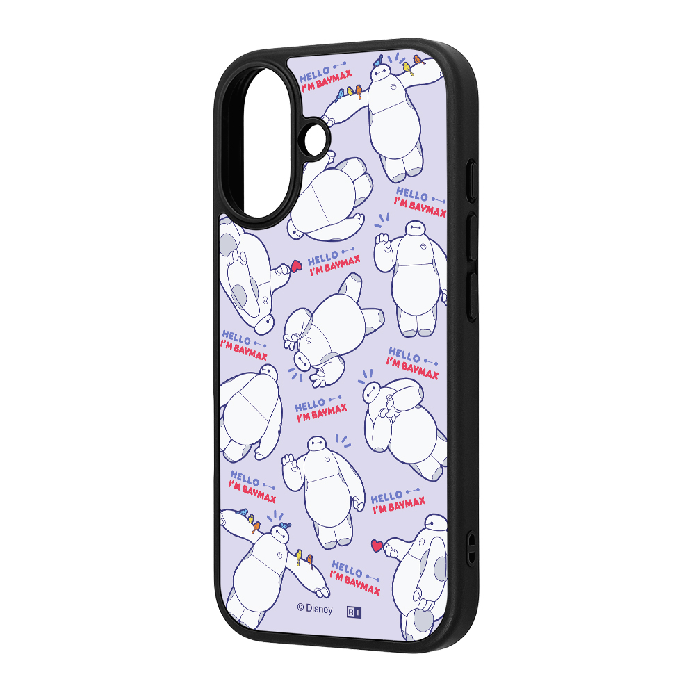 iPhone 17 / ディズニー / maru 衝撃吸収 バンパー ハイブリッドケース / ベイマックス_いろんなポーズ