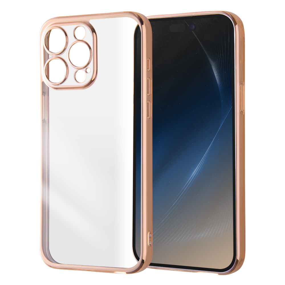 iPhone 15 Pro Max Like standard TPUソフトケース META Perfect/ピンクゴールド