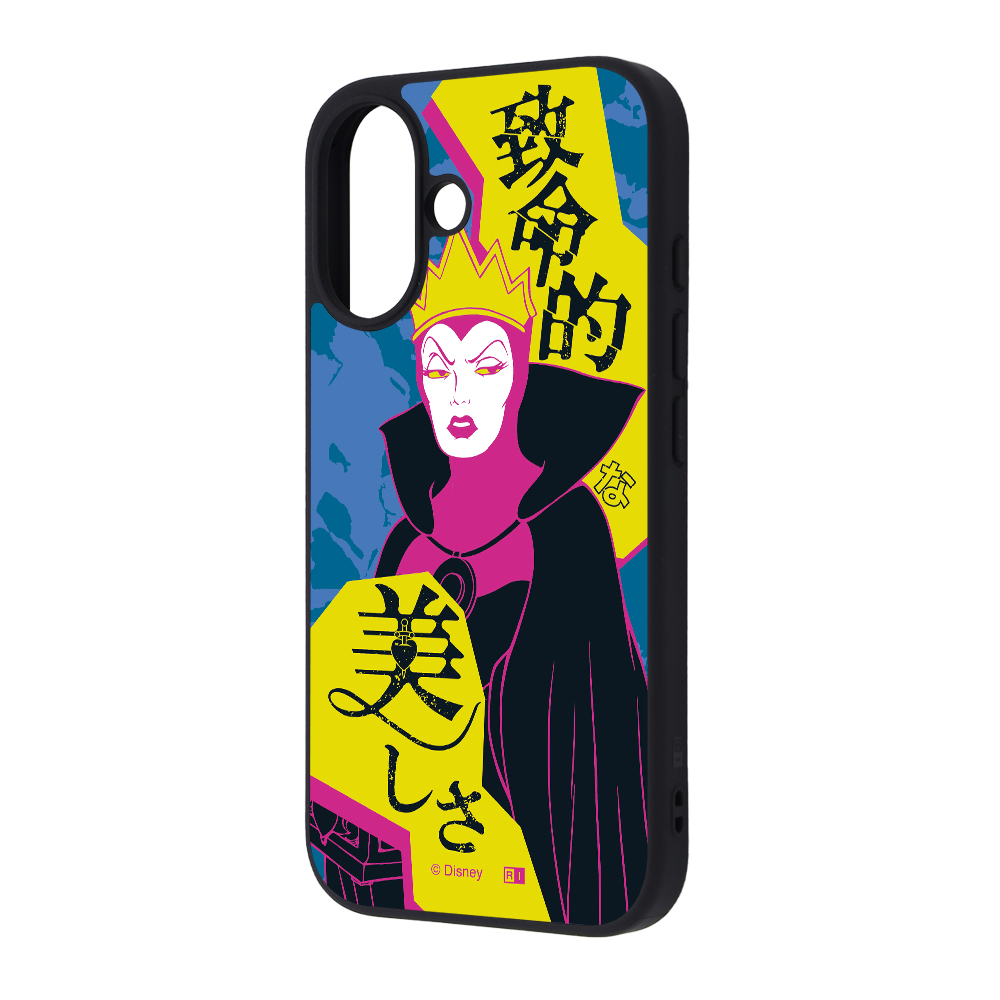 iPhone 16 / ディズニー / maru 衝撃吸収 バンパー ハイブリッドケース / ヴィランズ_女王
