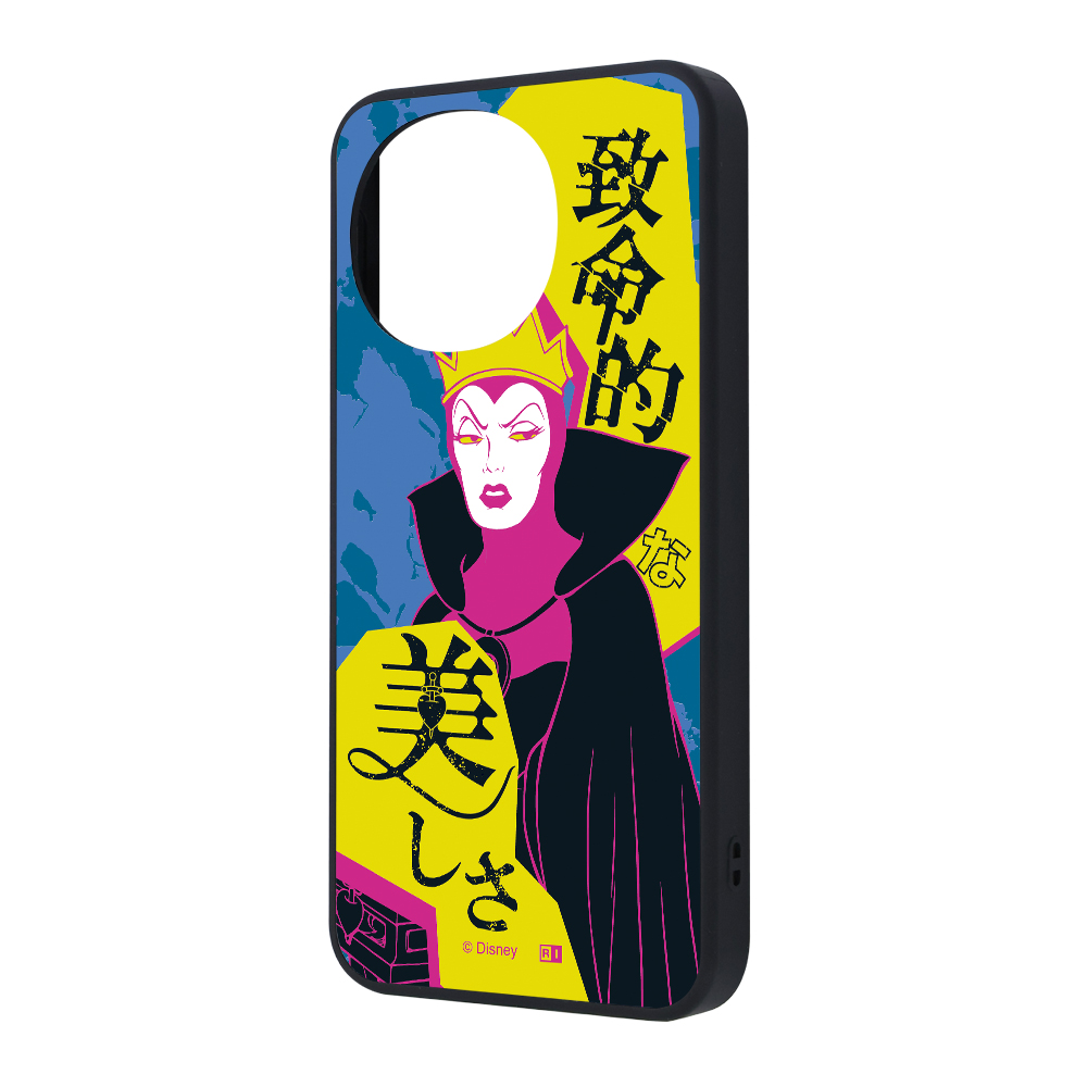 AQUOS sense9 / ディズニー / maru 衝撃吸収 バンパー ハイブリッドケース / ヴィランズ_女王