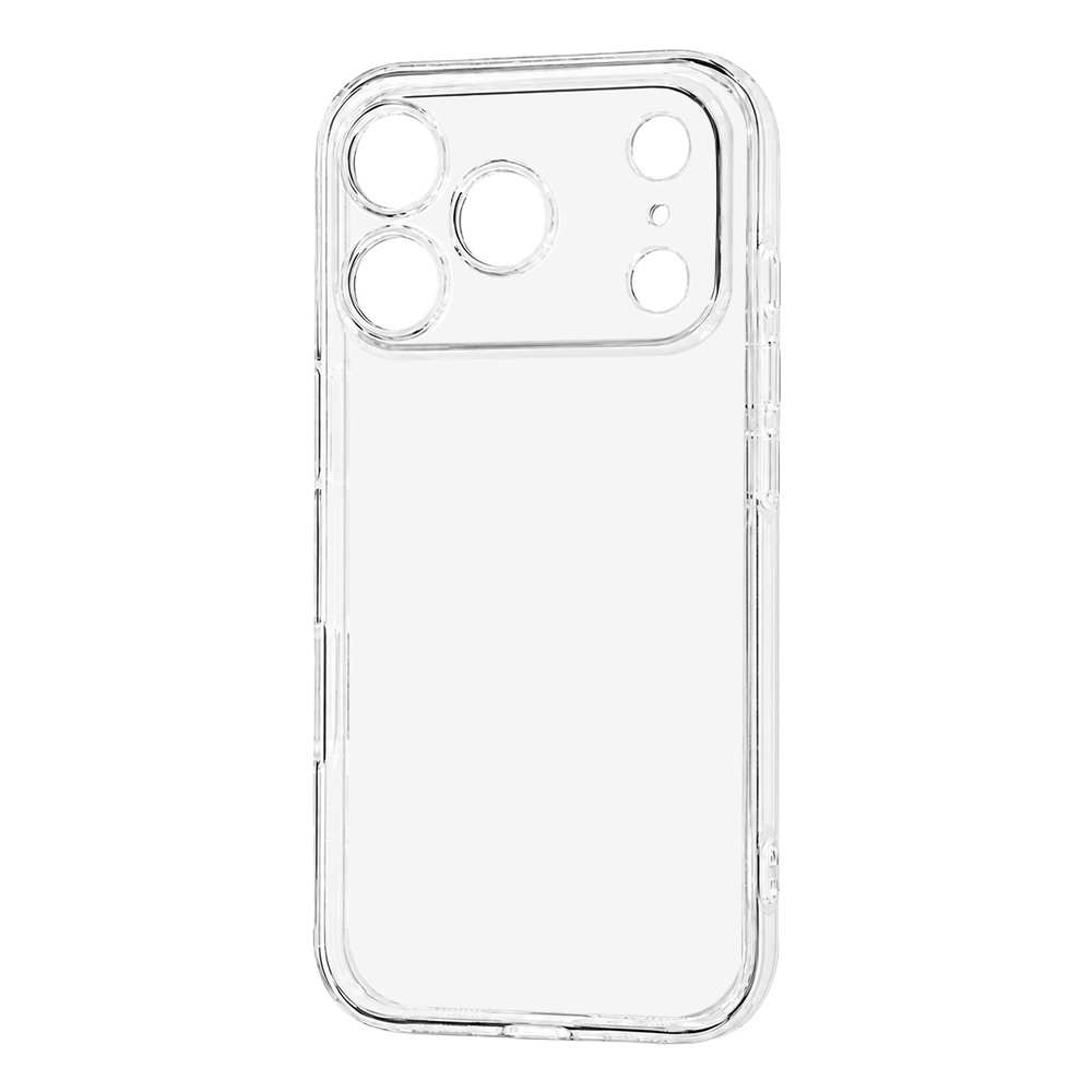 iPhone 18 Pro / 17 Pro / ソフトケース 精密設計 フレームメッキ / クリア