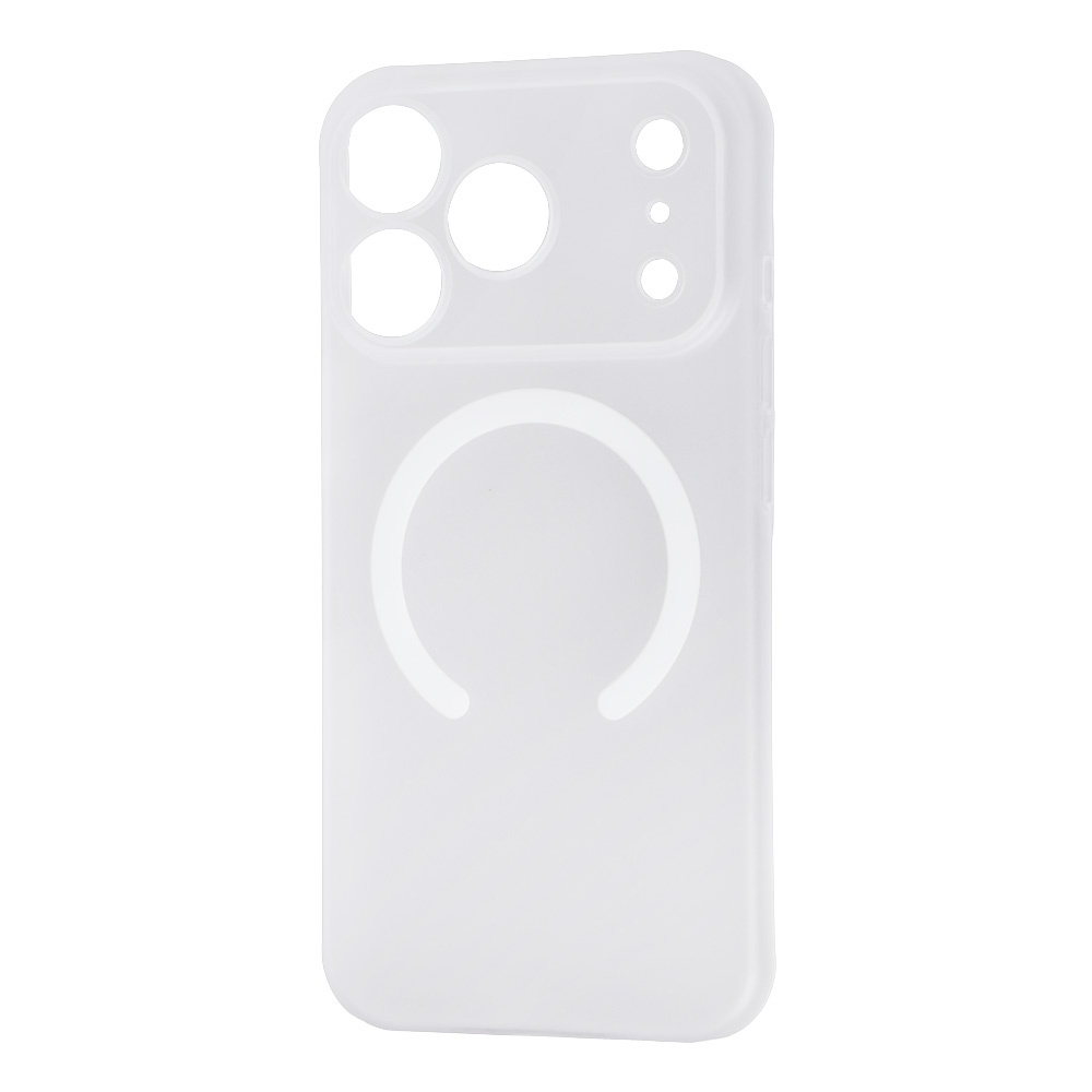 iPhone 18 Pro / 17 Pro / ハードケース スリムフィット 0.6mm +マグネット充電対応 / クリア