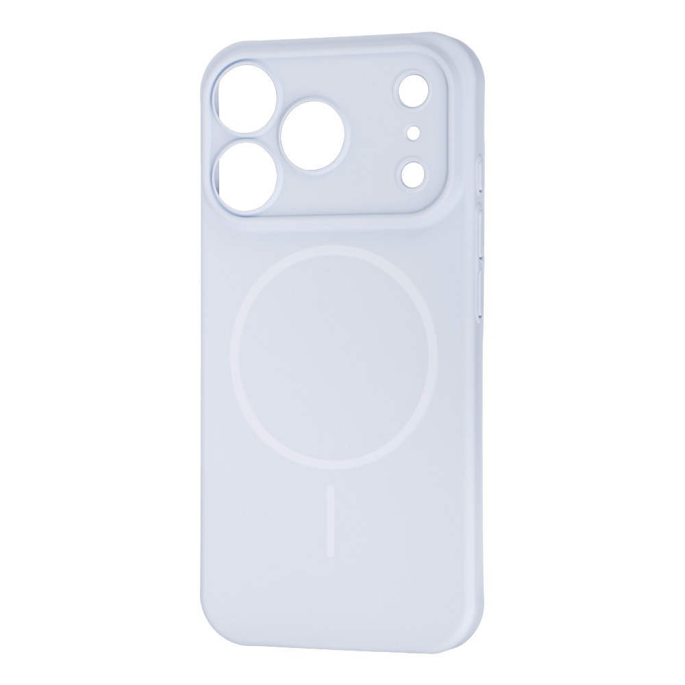iPhone 18 Pro / 17 Pro / ハードケース スリムフィット 0.6mm +マグネット充電対応 / ブルー