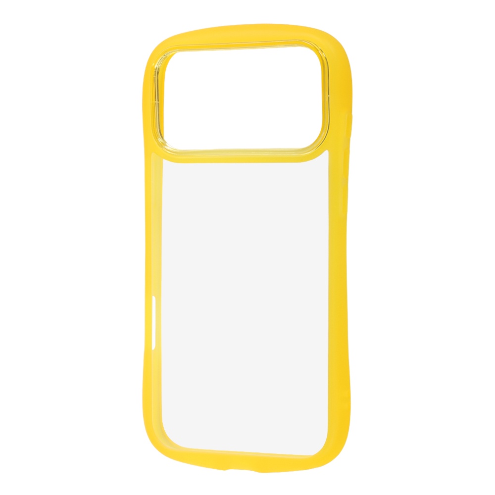 iPhone 18 Pro Max / 17 Pro Max / ハイブリッド タフケース Puffull / クリアイエロー