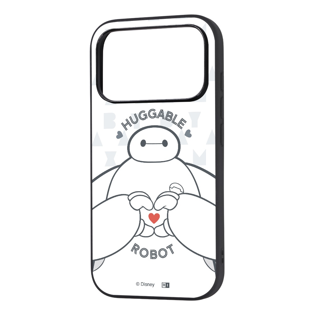 iPhone 18 Pro / 17 Pro / ディズニー / maru 衝撃吸収 バンパー ハイブリッドケース / ベイマックス_ハートポーズ