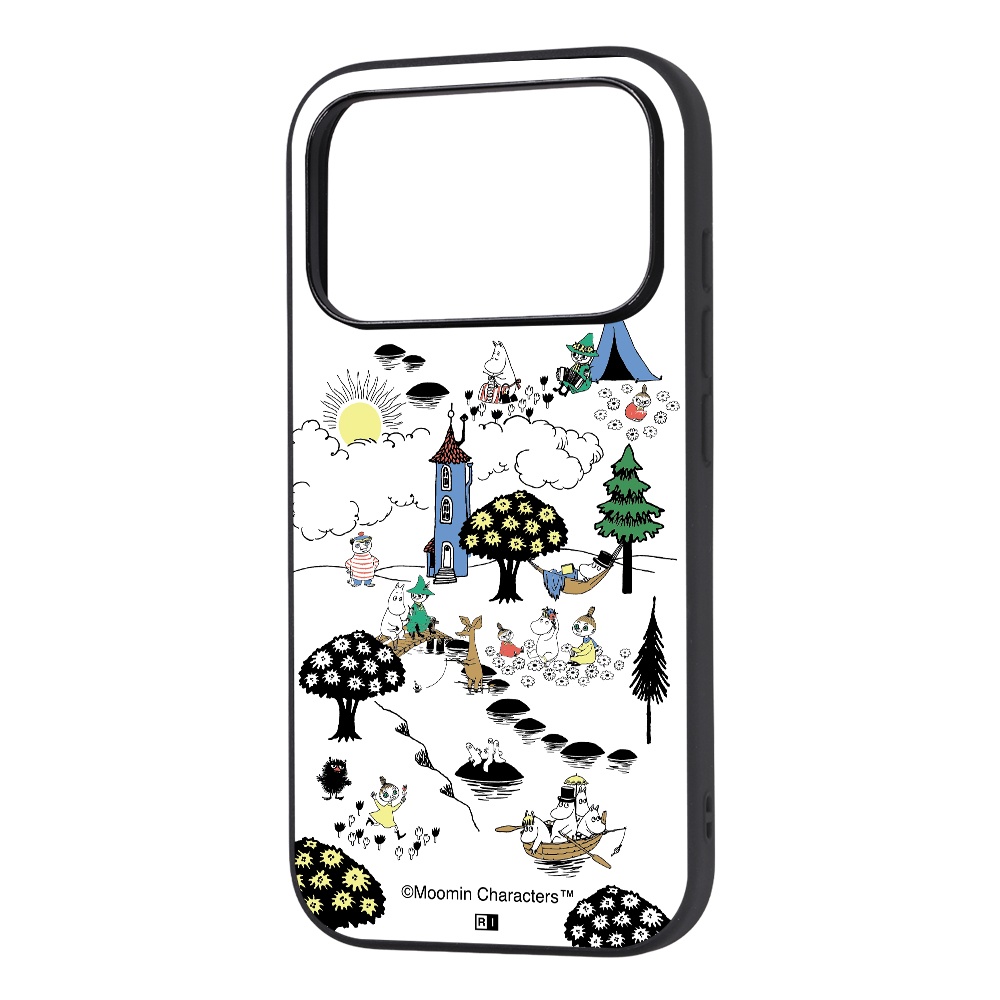 iPhone 18 Pro / 17 Pro / ムーミン / maru 衝撃吸収 バンパー ハイブリッドケース / PICNIC