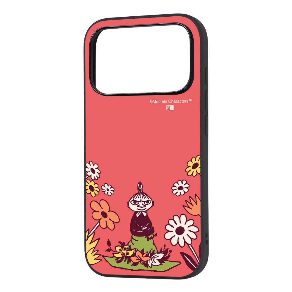 iPhone 18 Pro / 17 Pro / ムーミン / maru 衝撃吸収 バンパー ハイブリッドケース / リトルミイ＆お花