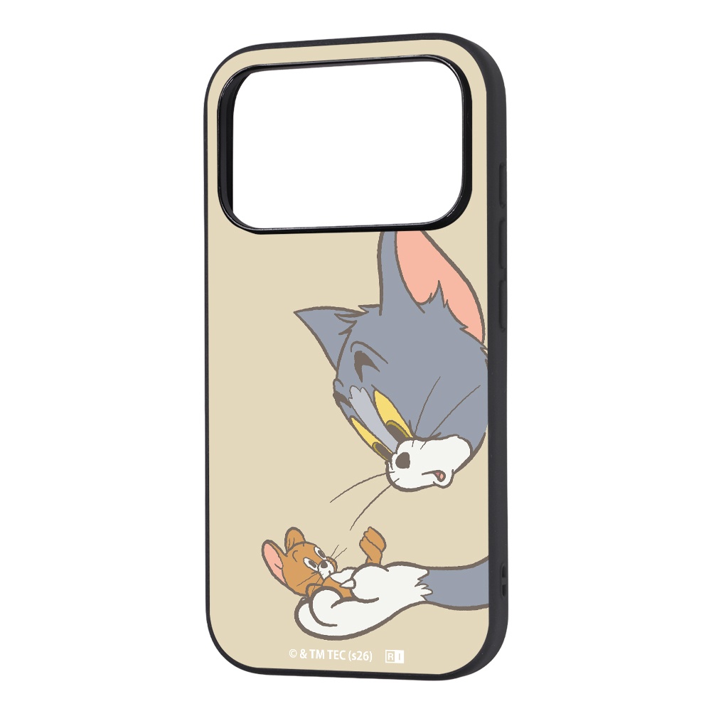 iPhone 18 Pro / 17 Pro / トムとジェリー / maru 衝撃吸収 バンパー ハイブリッドケース / トムとジェリー_キャッチ