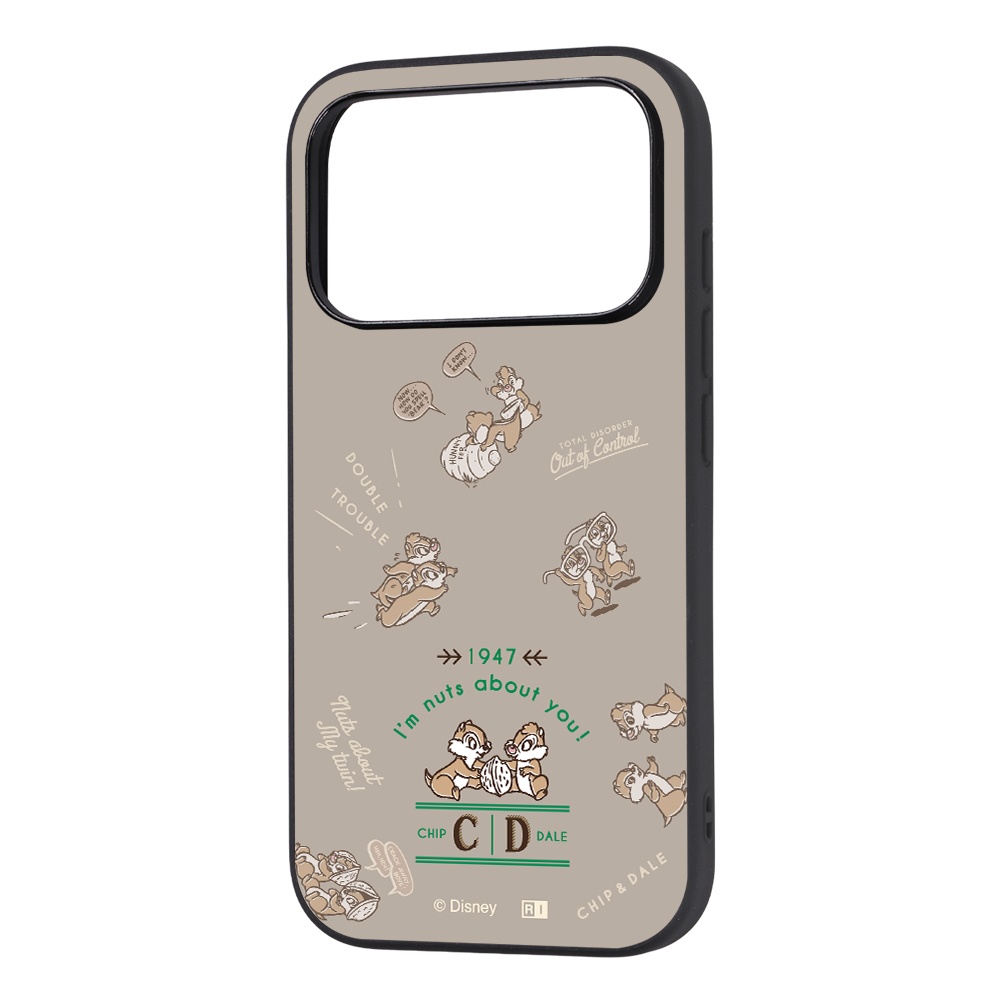 iPhone 18 Pro Max / 17 Pro Max / ディズニー / maru 衝撃吸収 バンパー ハイブリッドケース / チップ＆デール_ベストフレンズ