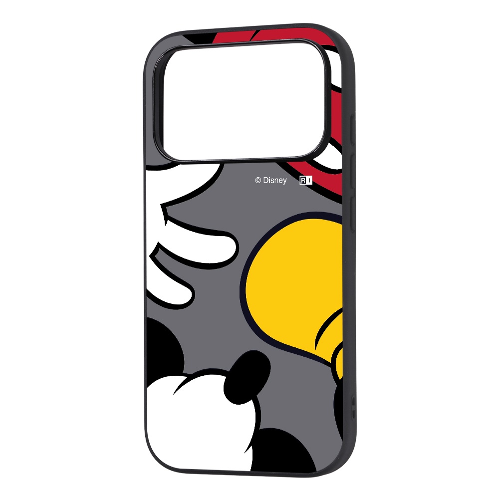 iPhone 18 Pro Max / 17 Pro Max / ディズニー / maru 衝撃吸収 バンパー ハイブリッドケース / ミッキーマウスカラー_1