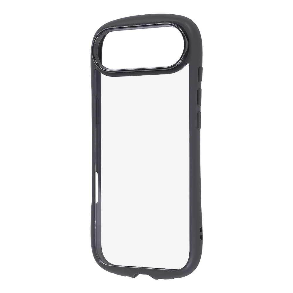 iPhone Air / ハイブリッドタフケース Puffull +レンズガードリング / ブラック