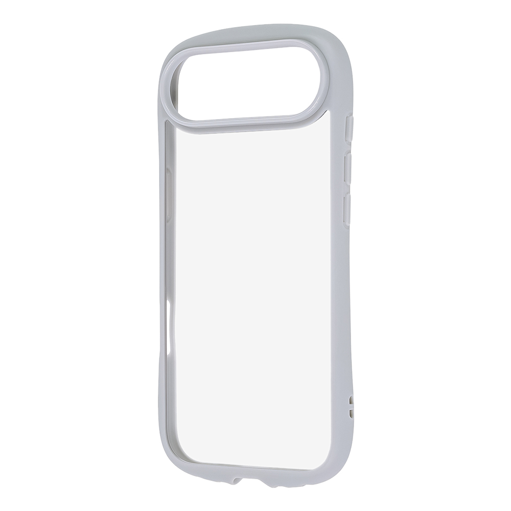 iPhone Air / ハイブリッドタフケース Puffull +レンズガードリング / グレー