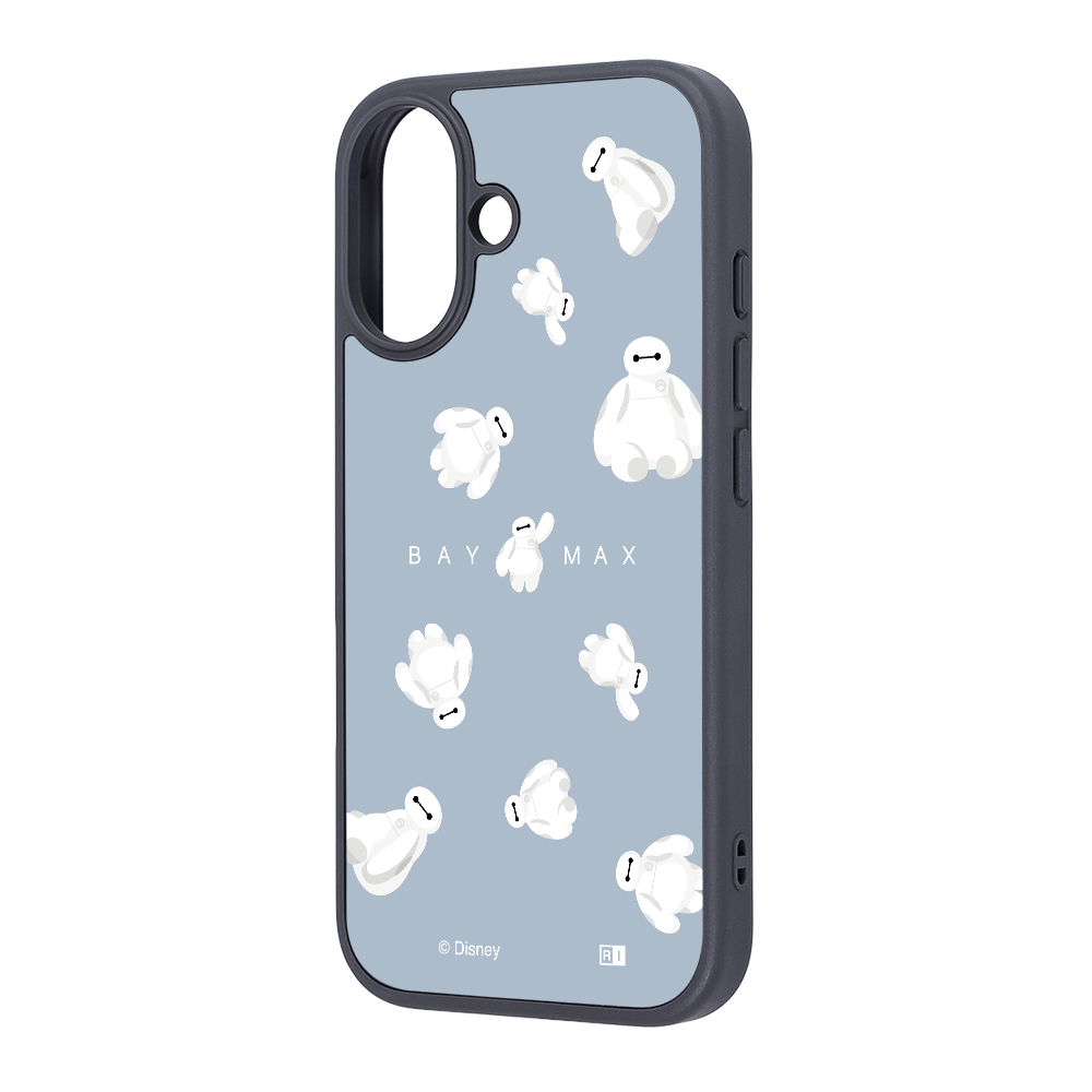 iPhone 17 / ディズニー / maru 衝撃吸収 バンパー ハイブリッドケース / ベイマックス_ふわふわ