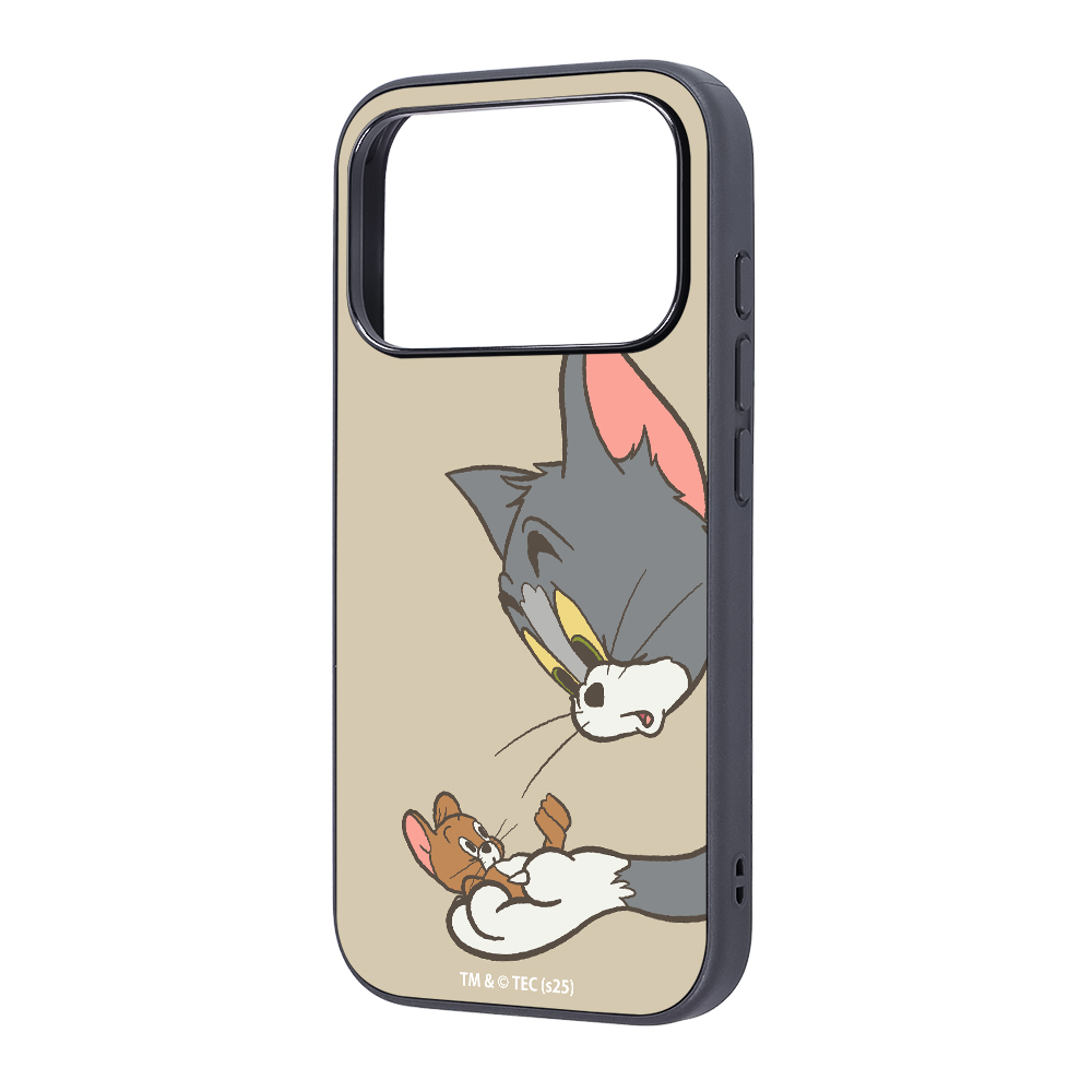 iPhone 17 Pro / トムとジェリー / maru 衝撃吸収 バンパー ハイブリッドケース / トムとジェリー_キャッチ
