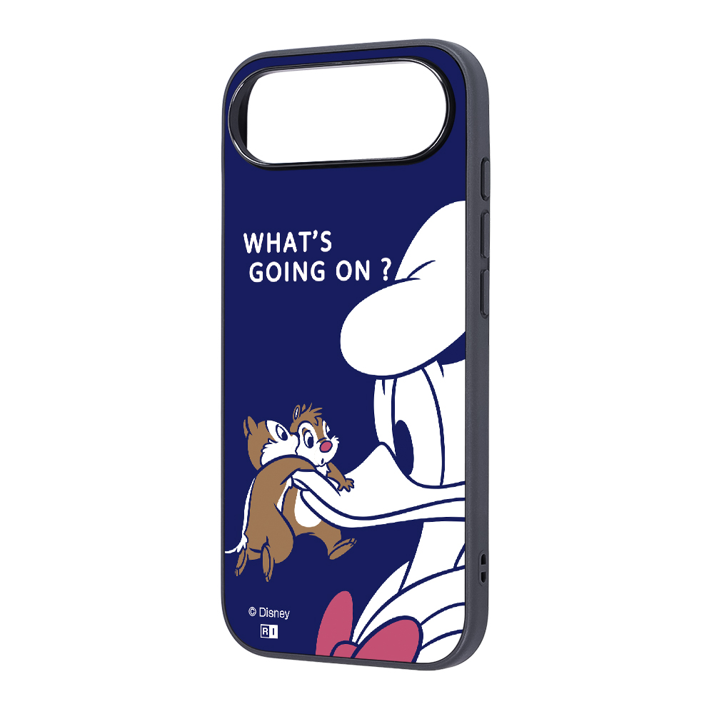iPhone Air / ディズニー / maru 衝撃吸収 バンパー ハイブリッドケース / チップ＆デールとドナルド