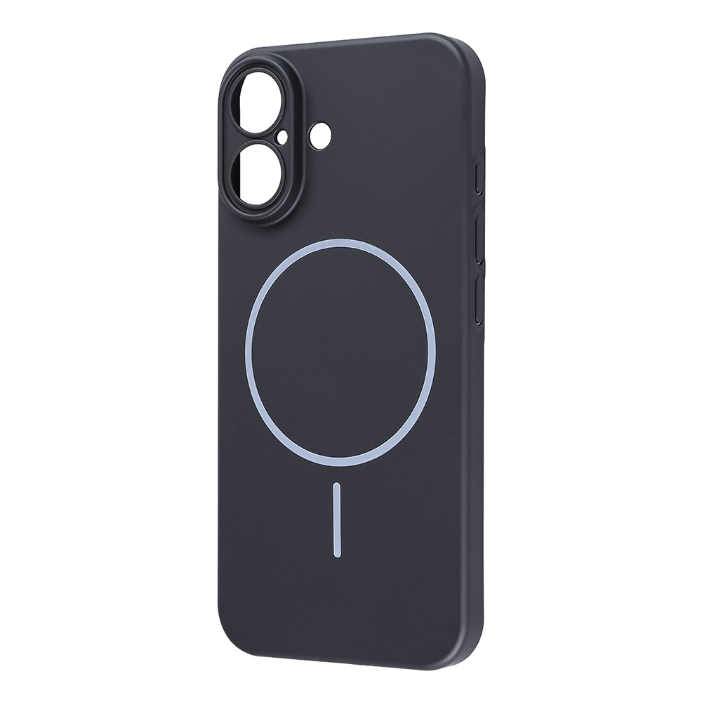 iPhone 17 / ハードケース スリムフィット 0.6mm +マグネット充電対応 / ブラック