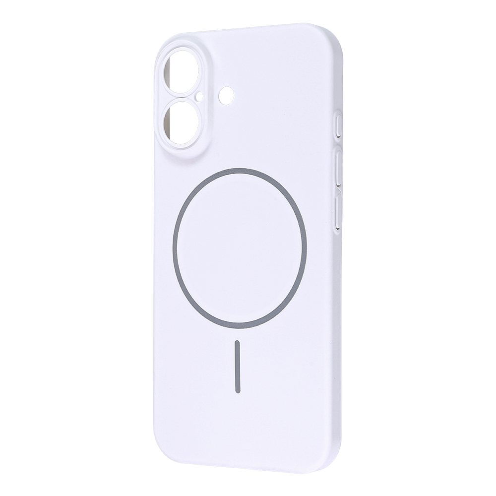 iPhone 17 / ハードケース スリムフィット 0.6mm +マグネット充電対応 / ホワイト