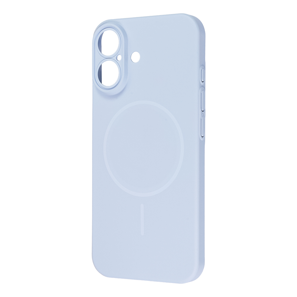 iPhone 17 / ハードケース スリムフィット 0.6mm +マグネット充電対応 / クリアブルー
