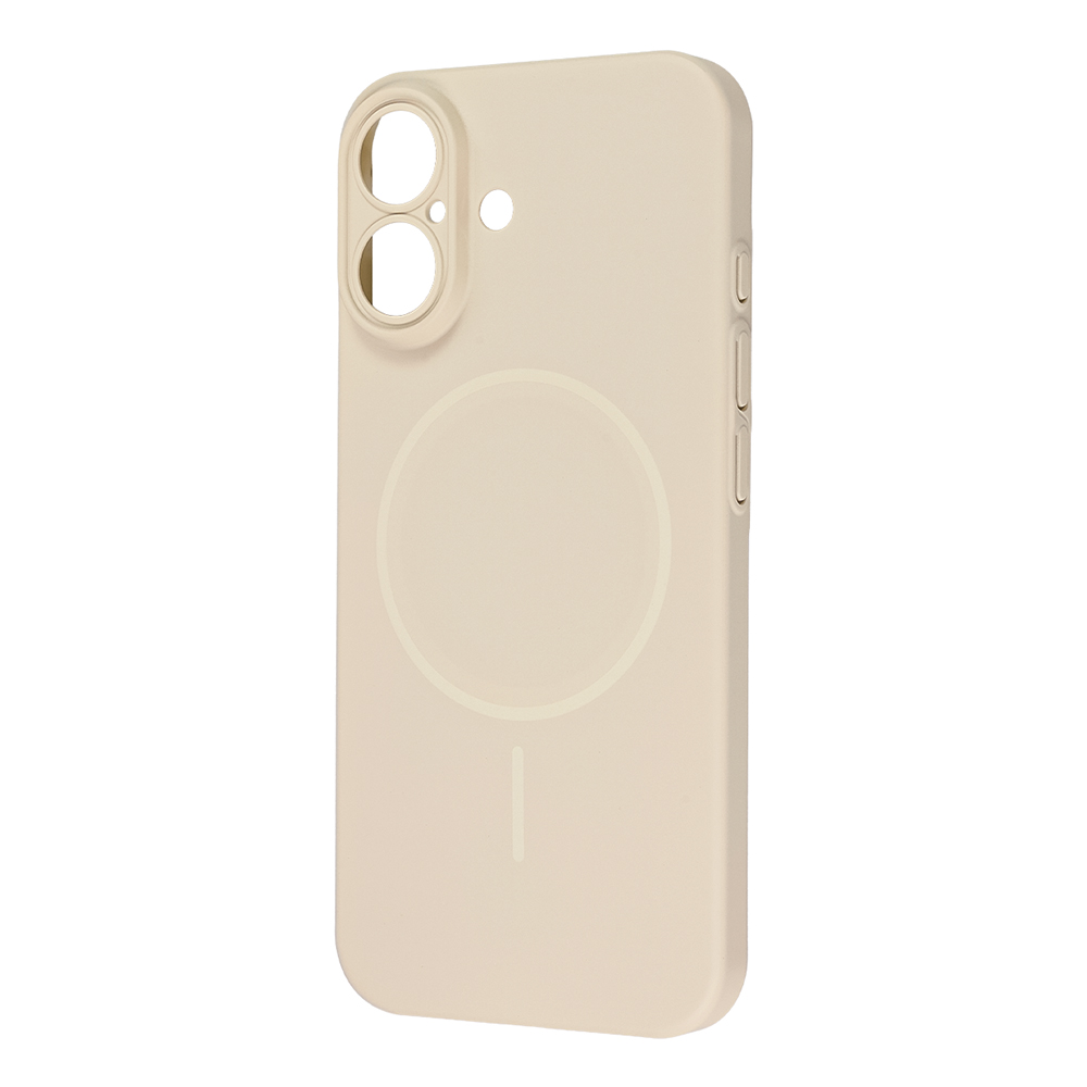 iPhone 17 / ハードケース スリムフィット 0.6mm +マグネット充電対応 / ベージュ