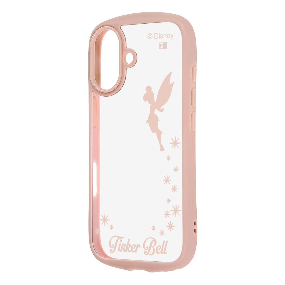 iPhone 17 / ディズニー / Puffull 衝撃吸収 バンパー ハイブリッドケース / ティンカー・ベル