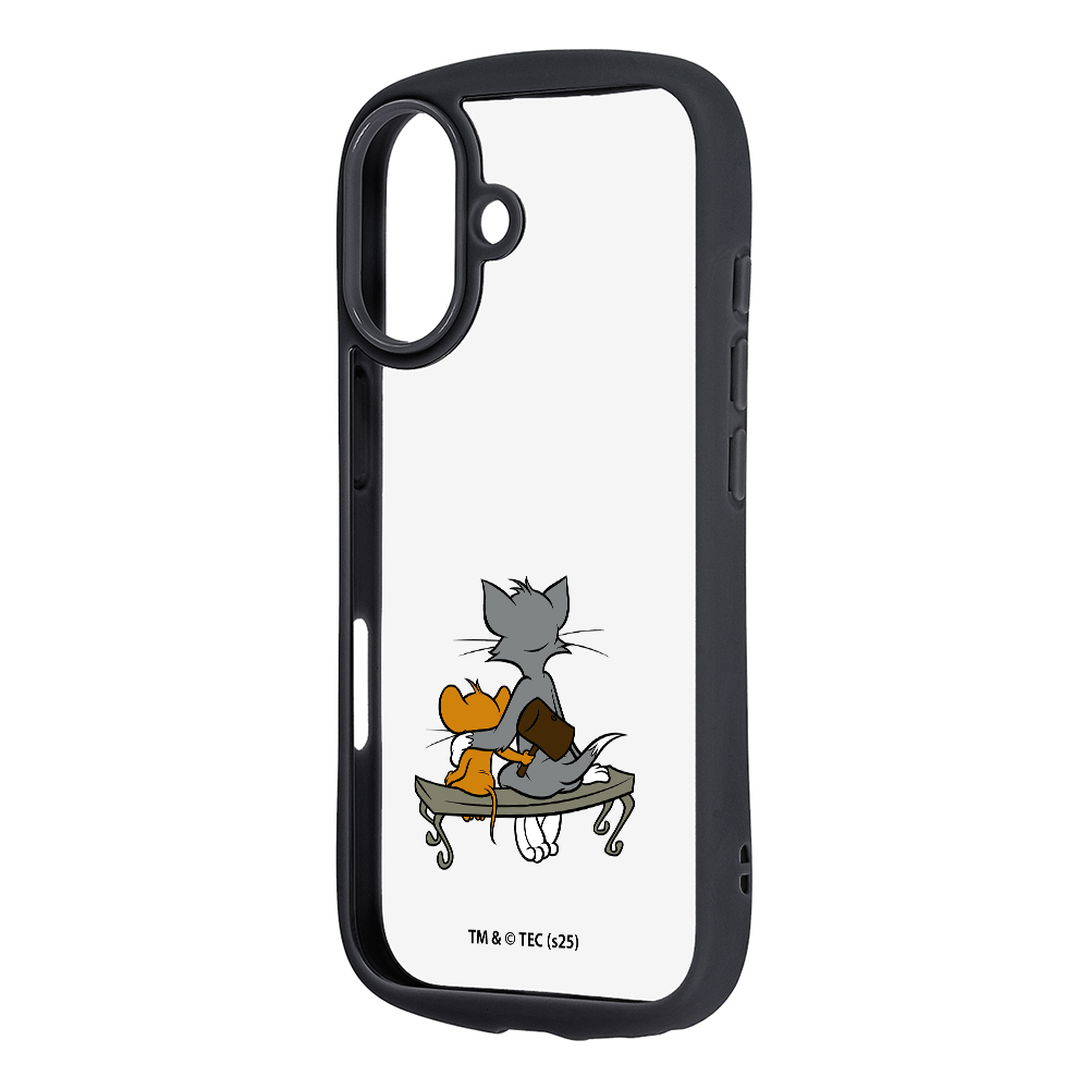 iPhone 17 / トムとジェリー / Puffull 衝撃吸収 バンパー ハイブリッドケース / ハンマー_4