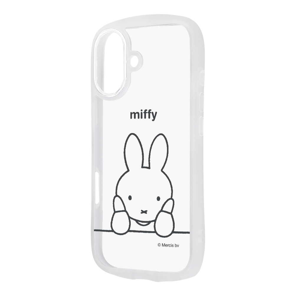 iPhone 17 / ミッフィー / Puffull 衝撃吸収 バンパー ハイブリッドケース / ミッフィー/スタンダード4