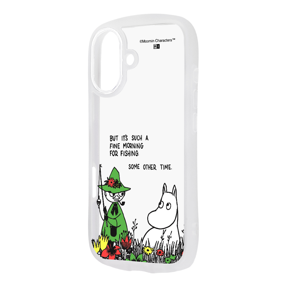 iPhone 17 / ムーミン / Puffull 衝撃吸収 バンパー ハイブリッドケース / ムーミン＆スナフキン2