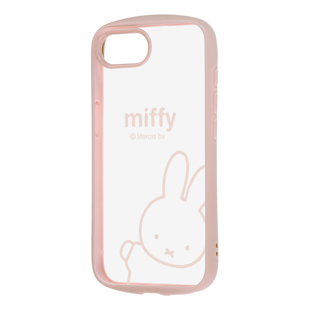 iPhone 16e / ミッフィー / Puffull 衝撃吸収 バンパー ハイブリッドケース / ミッフィー