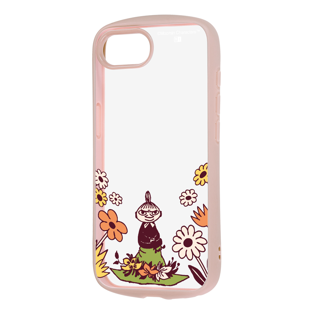 iPhone 16e / ムーミン / Puffull 衝撃吸収 バンパー ハイブリッドケース / リトルミイ&お花4