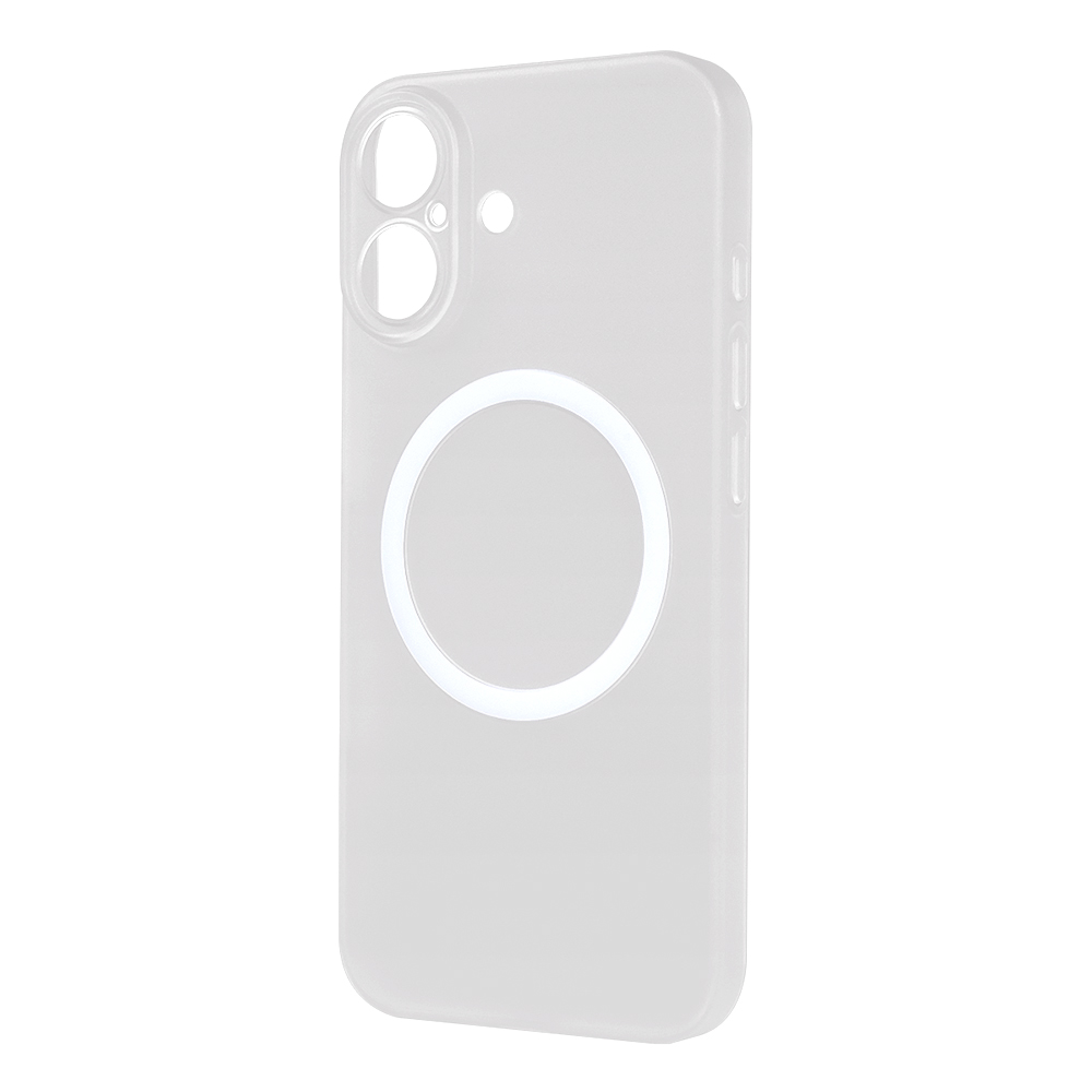 iPhone 16 / ハードケース スリムフィット 0.6mm +マグネット充電対応 / クリア