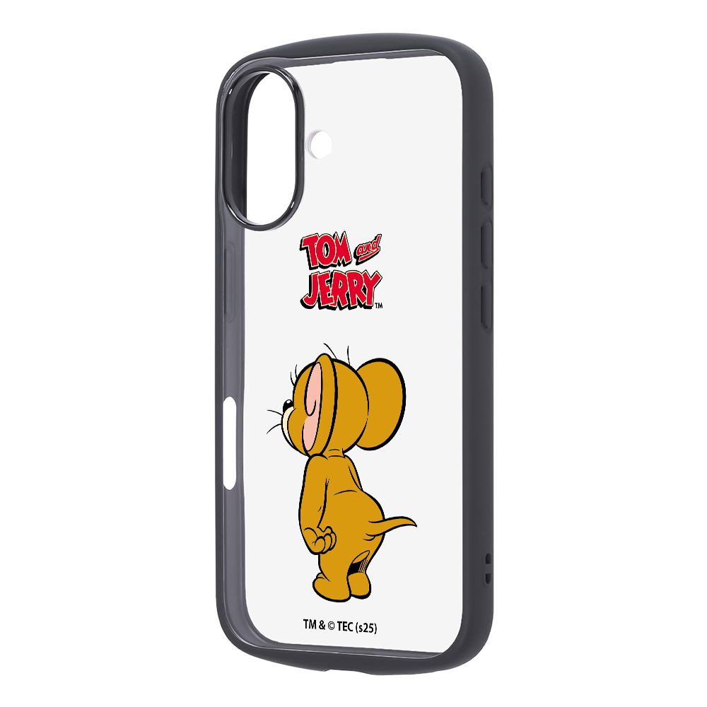 iPhone 16 / トムとジェリー / Puffull 衝撃吸収 バンパー ハイブリッドケース / ジェリー_スタンダード_3