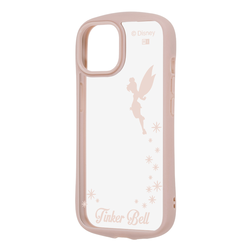 iPhone 15/14/13 / ディズニー / Puffull 衝撃吸収 バンパー ハイブリッドケース / ティンカー・ベル