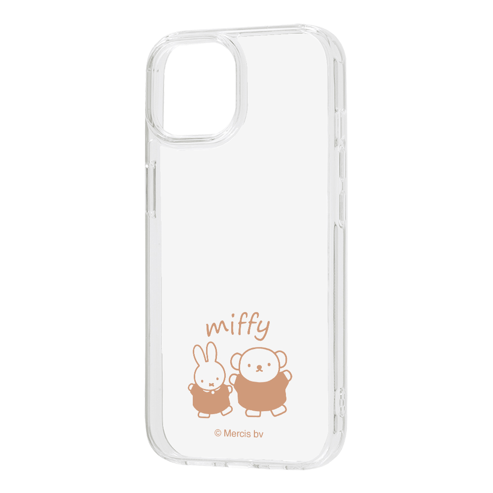 iPhone 15/14/13 / ミッフィー / 耐衝撃 ハイブリッドケース / ミッフィーとボリス