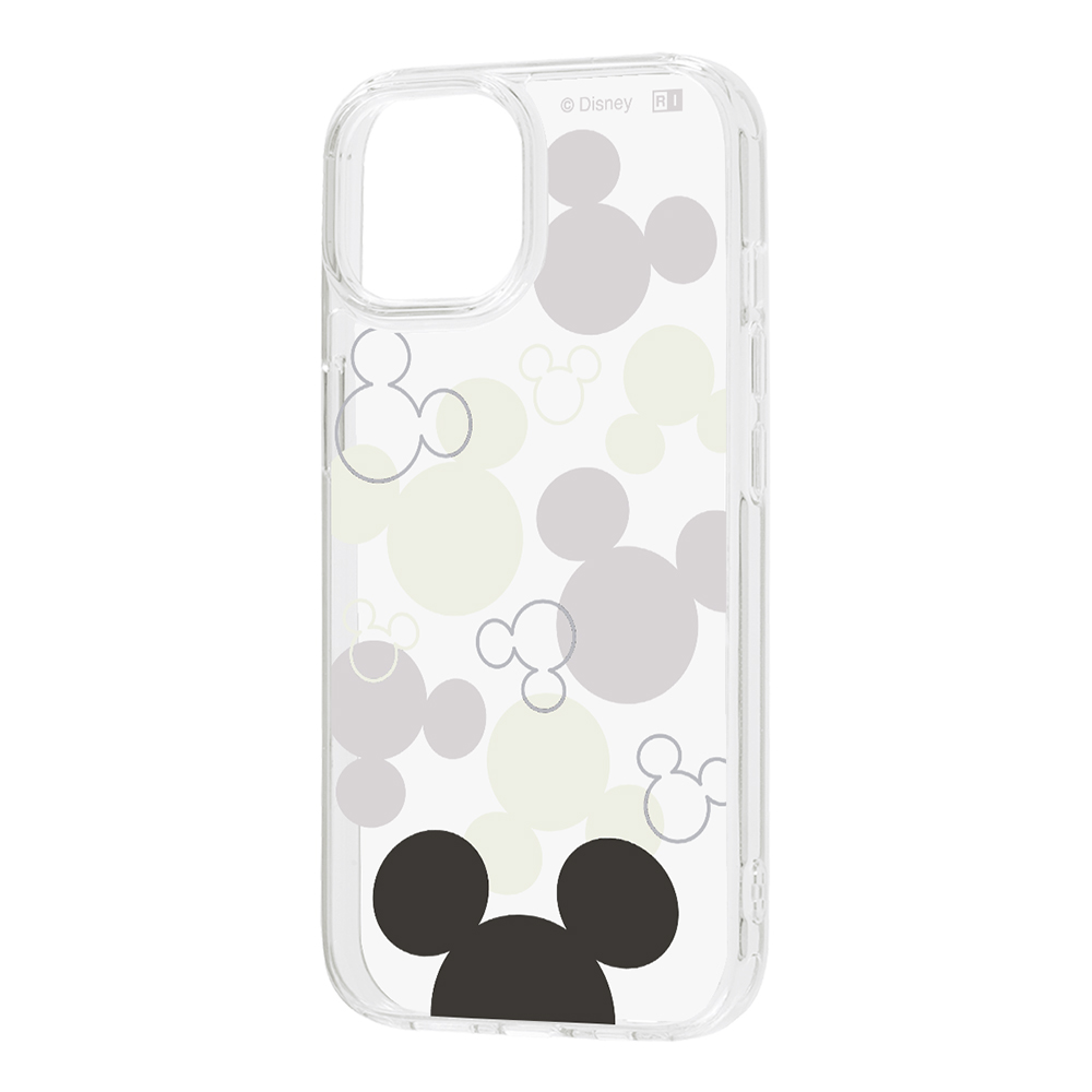 iPhone 15/14/13 / ディズニー / 耐衝撃 ハイブリッドケース / ミッキーマウス
