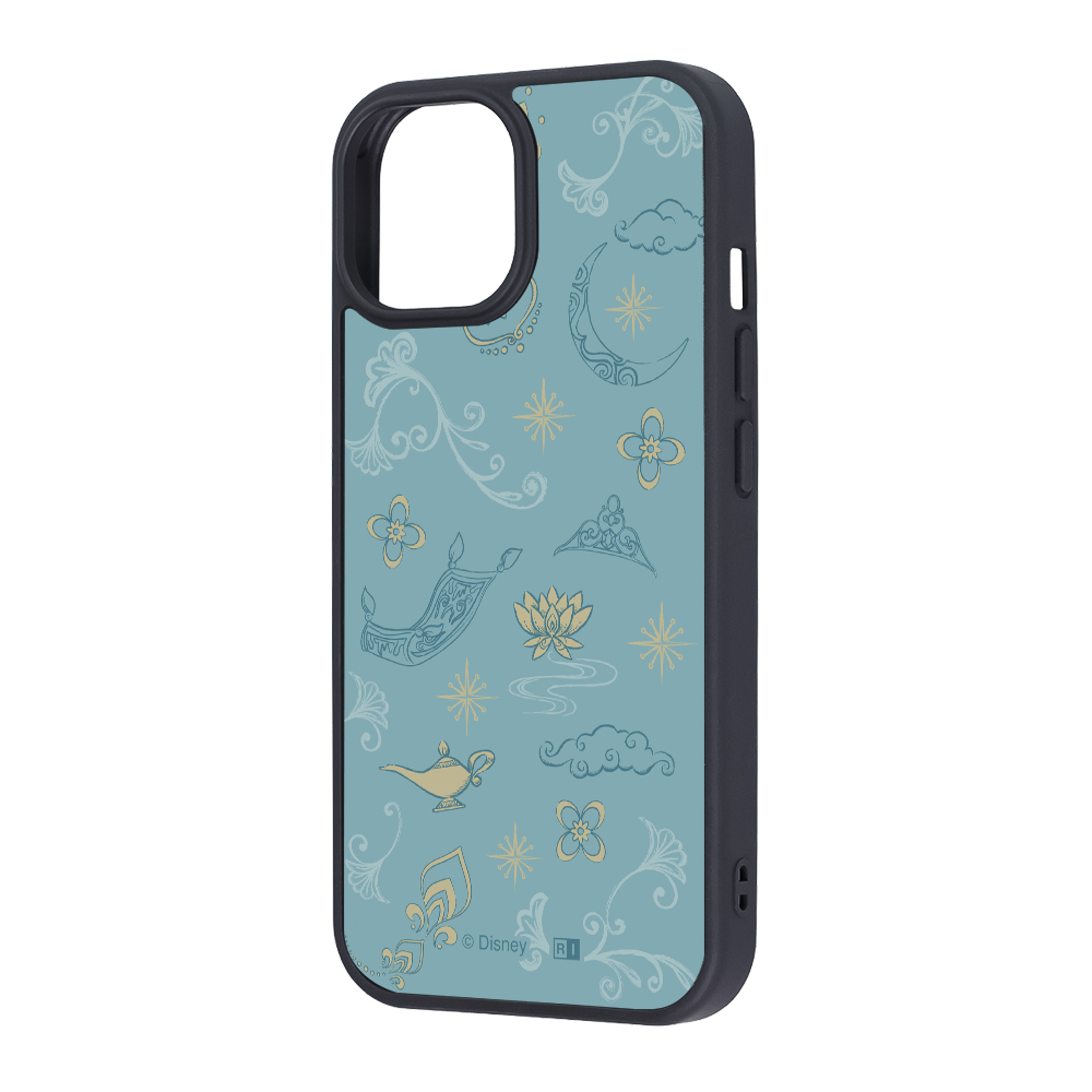 iPhone 15/14/13 / ディズニー / maru 衝撃吸収 バンパー ハイブリッドケース / ジャスミン_アイコン